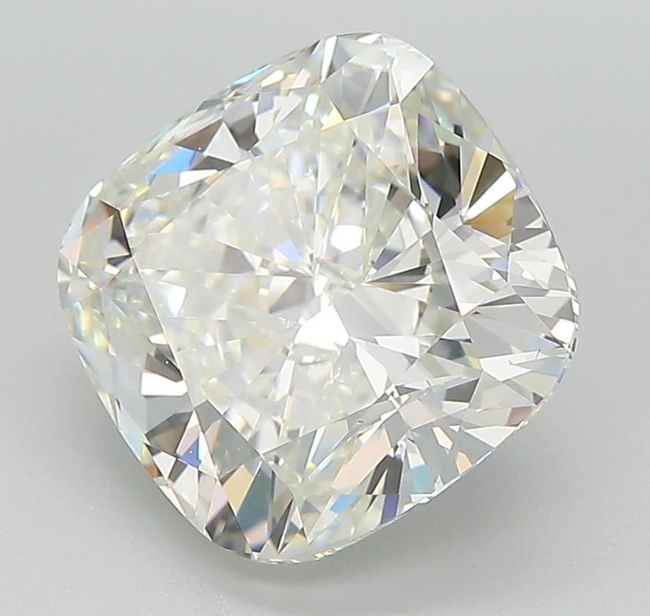 5.13ct F VS1 Rare Carat Ideal Cut Cushion Lab Grown Diamond