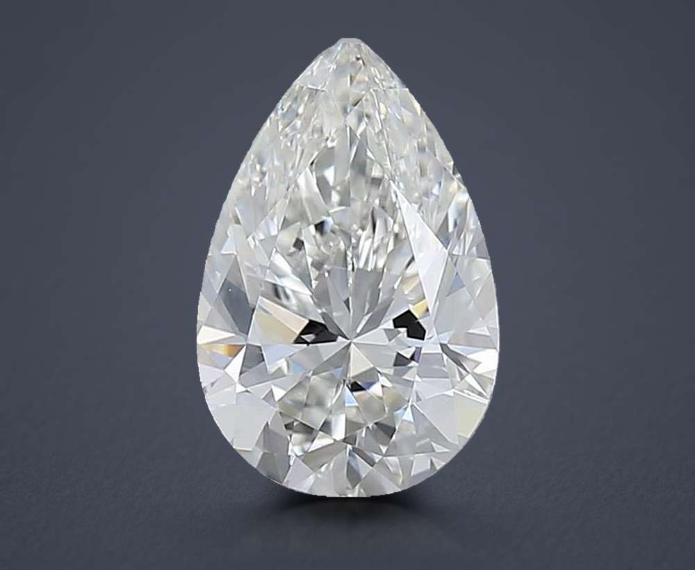 1.63 Carat Pear Lab Diamond
