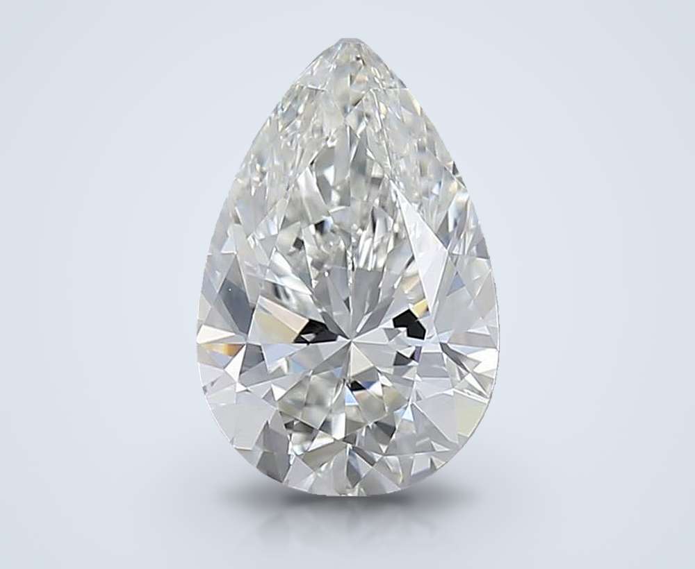 1.63 Carat Pear Lab Diamond