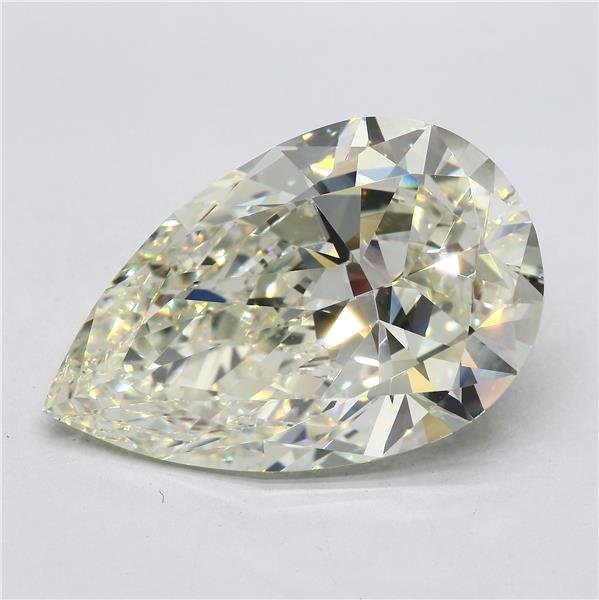 21.53ct J VVS1 Excellent Cut Pear Diamond