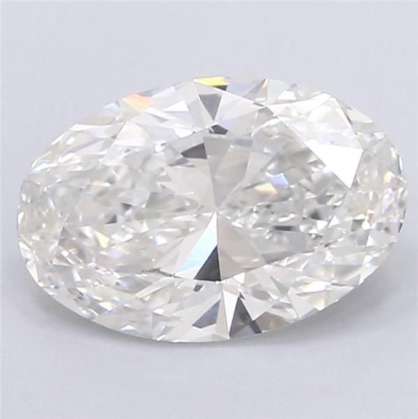 3.02ct F VVS2 Rare Carat Ideal Cut Oval Lab Grown Diamond