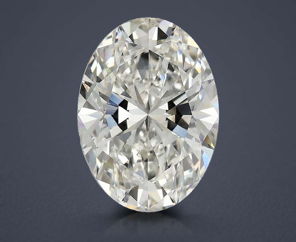 3.93 Carat Oval Lab Diamond