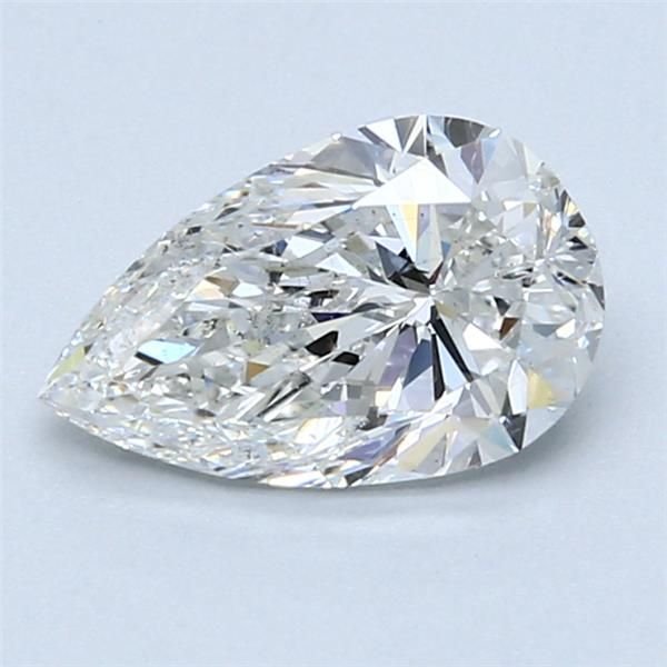 1.52ct F SI1 Rare Carat Ideal Cut Pear Diamond
