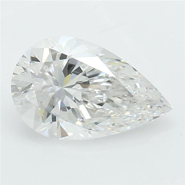 0.62ct F VVS2 Rare Carat Ideal Cut Pear Lab Grown Diamond