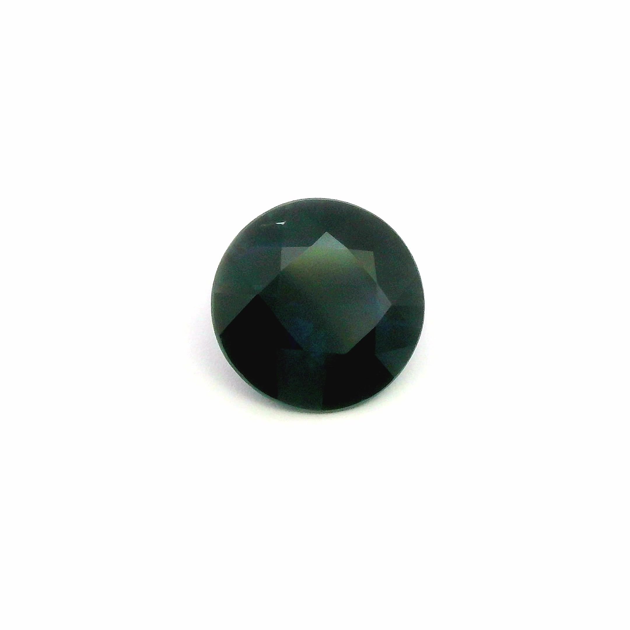 2.59 Carat Blue Round Sapphire