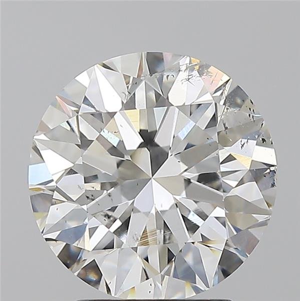 3.01ct E SI2 Rare Carat Ideal Cut Round Diamond