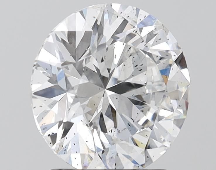 2.40ct E SI2 Rare Carat Ideal Cut Round Lab Grown Diamond