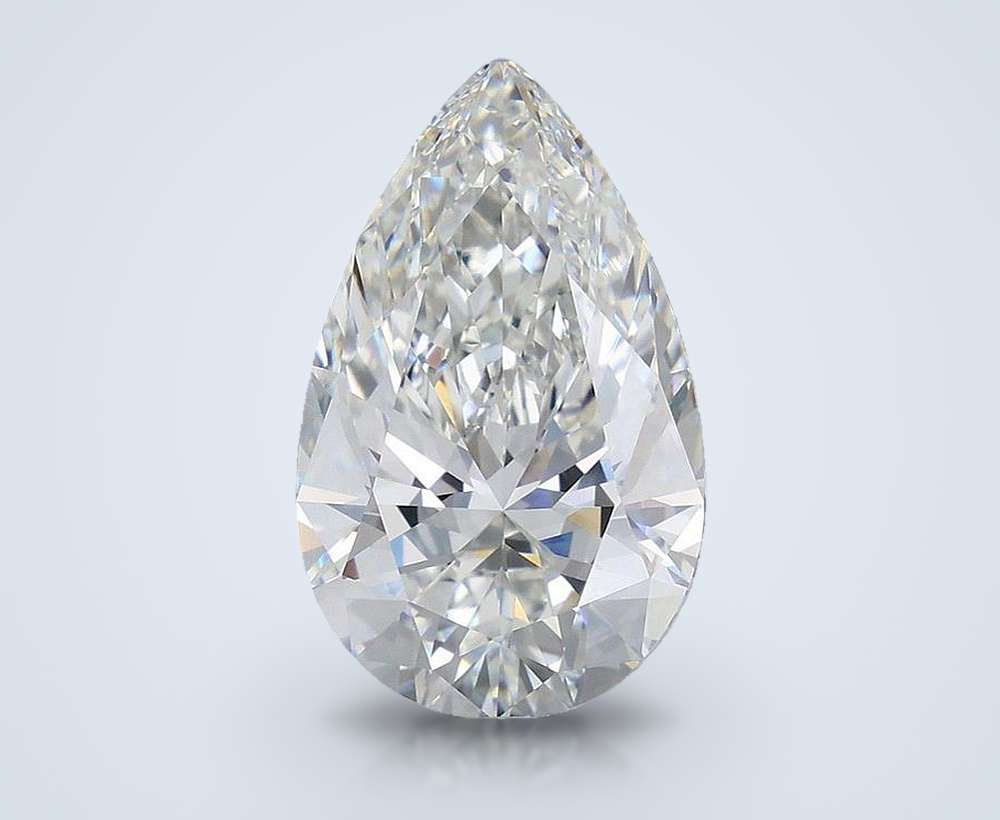 8.08 Carat Pear Lab Diamond