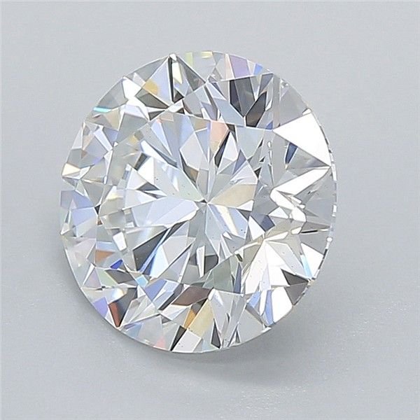 2.03ct D VS2 Rare Carat Ideal Cut Round Lab Grown Diamond