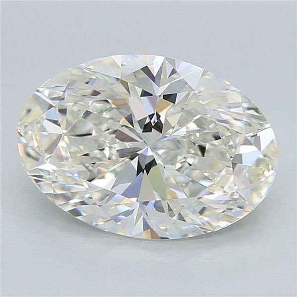 4.06ct H VS1 Rare Carat Ideal Cut Oval Lab Grown Diamond