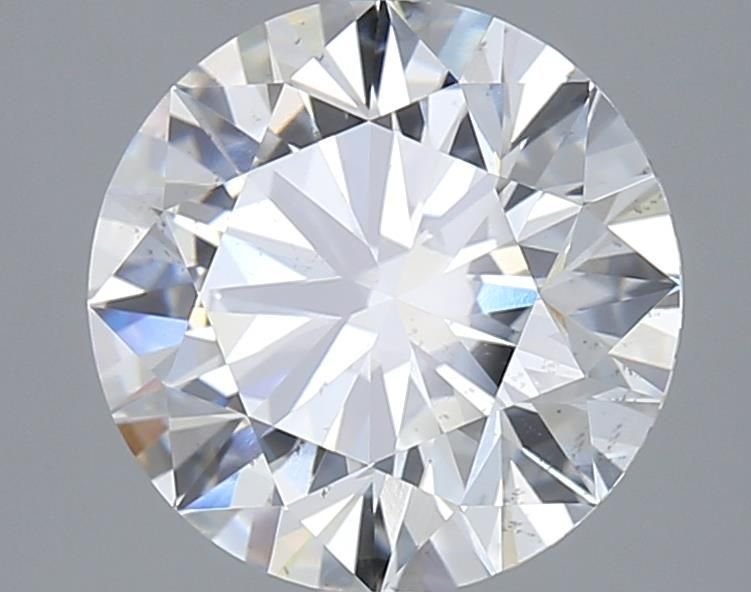 3.02ct F SI1 Rare Carat Ideal Cut Round Lab Grown Diamond