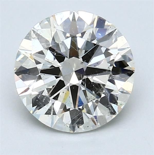 2.01ct I SI2 Rare Carat Ideal Cut Round Diamond