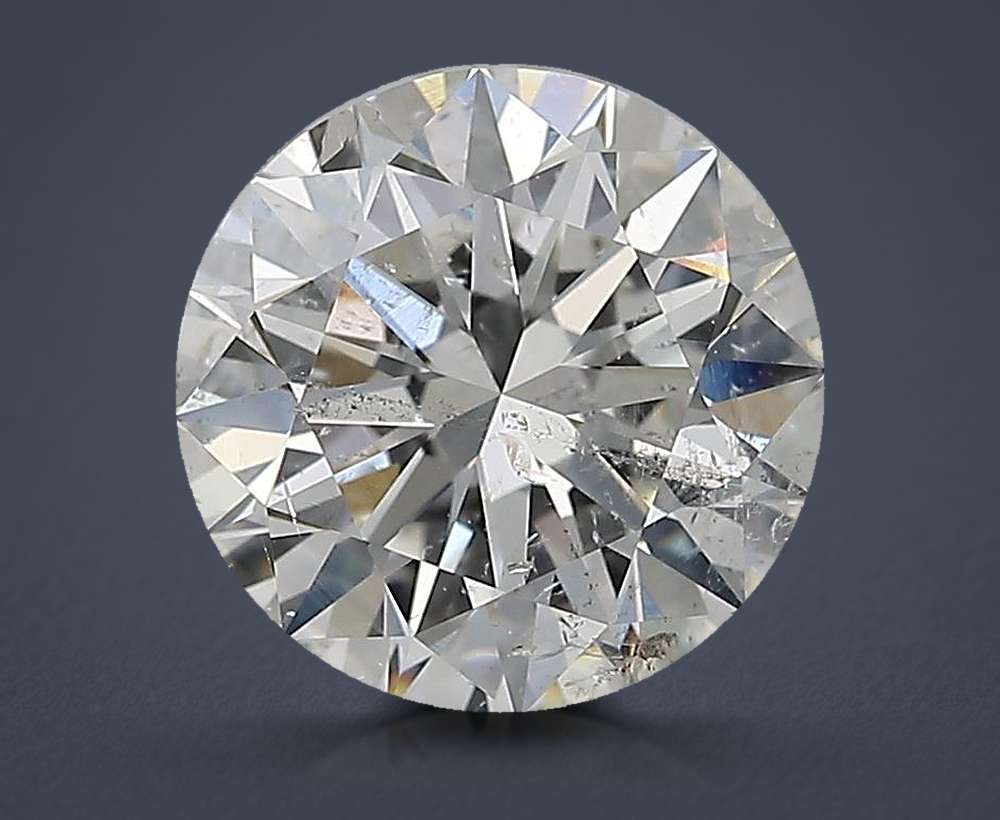 3.01 Carat Round Natural Diamond