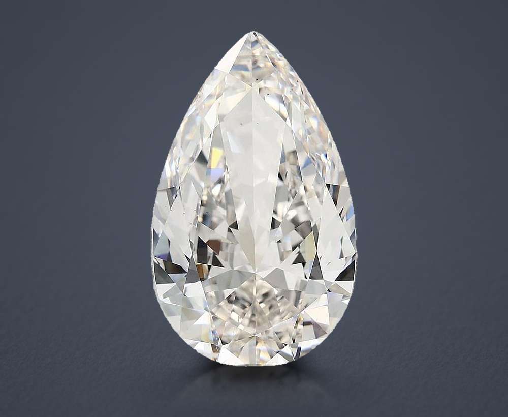 10.02 Carat Pear Natural Diamond