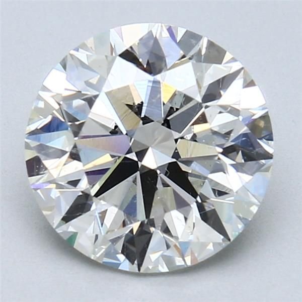 2.62ct H SI2 Rare Carat Ideal Cut Round Diamond