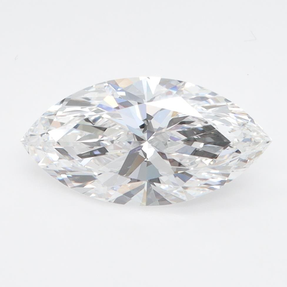 1.56ct D VVS2 Rare Carat Ideal Cut Marquise Lab Grown Diamond