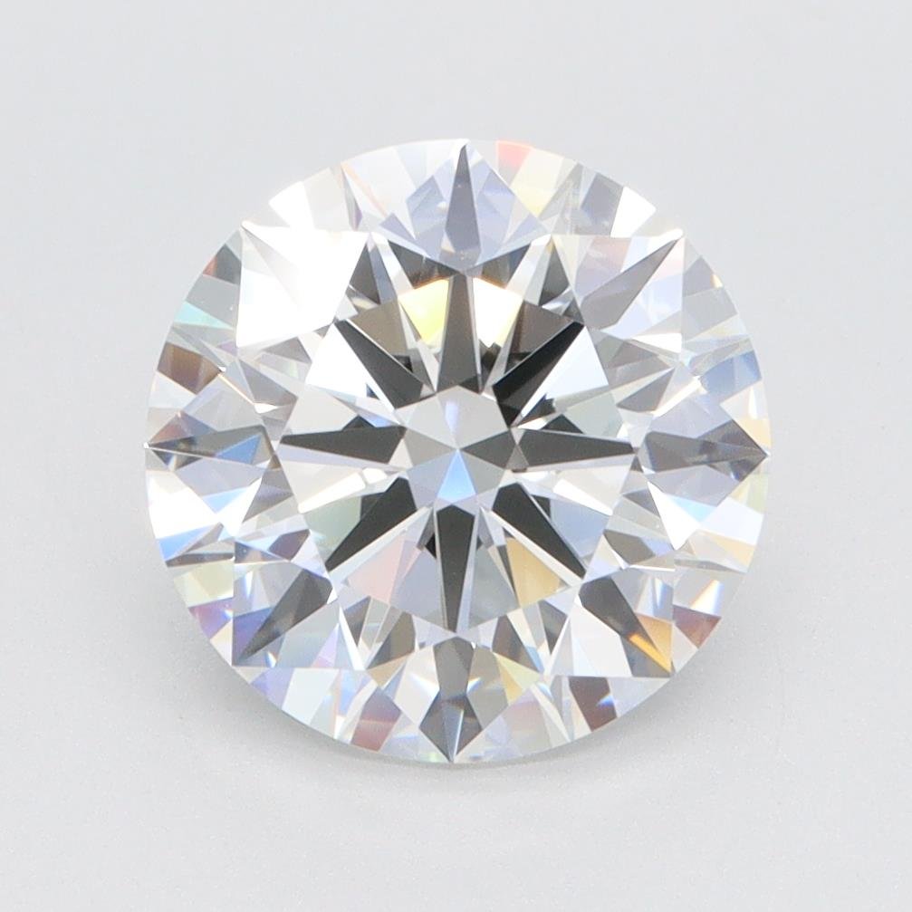 3.04ct F VVS1 Rare Carat Ideal Cut Round Lab Grown Diamond