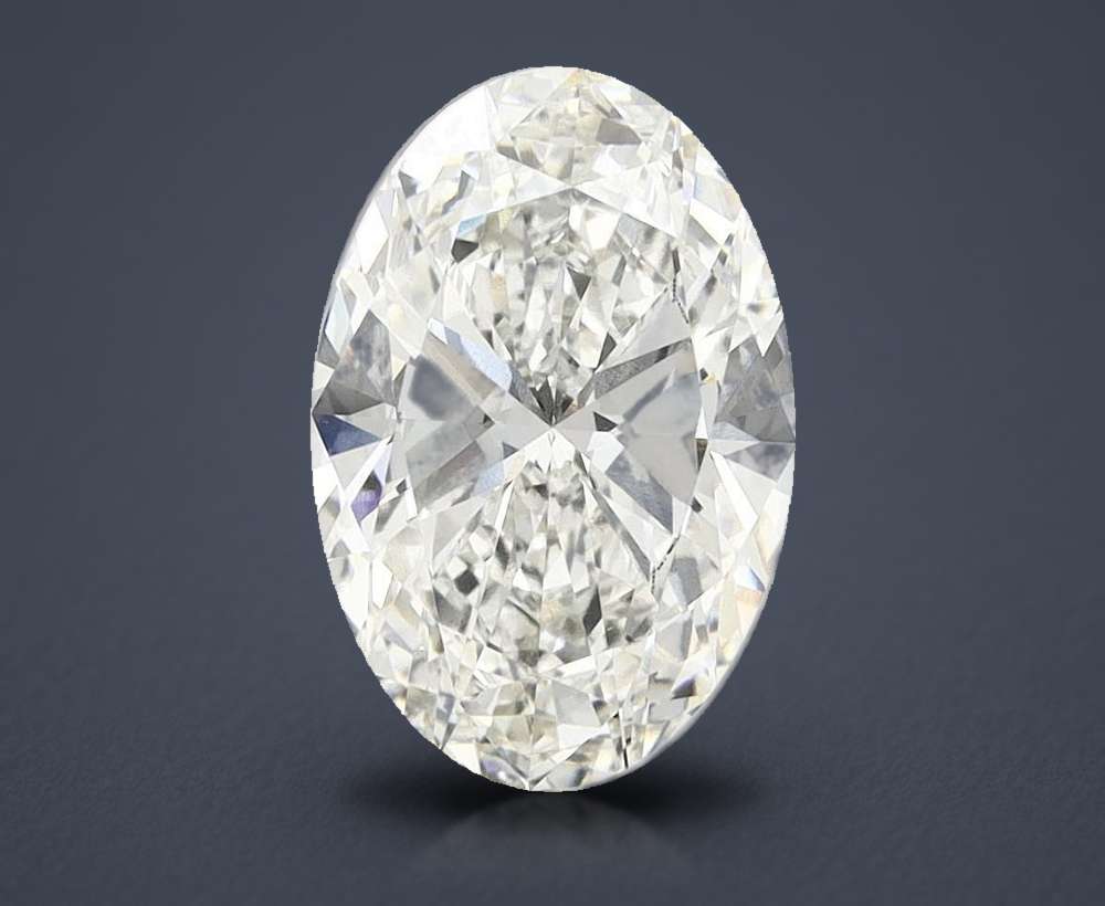 6.70 Carat Oval Lab Diamond