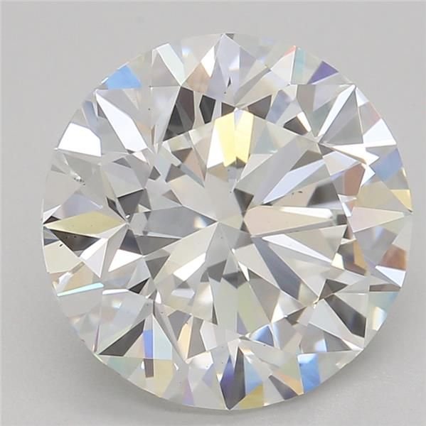 2.53ct F VS1 Rare Carat Ideal Cut Round Lab Grown Diamond