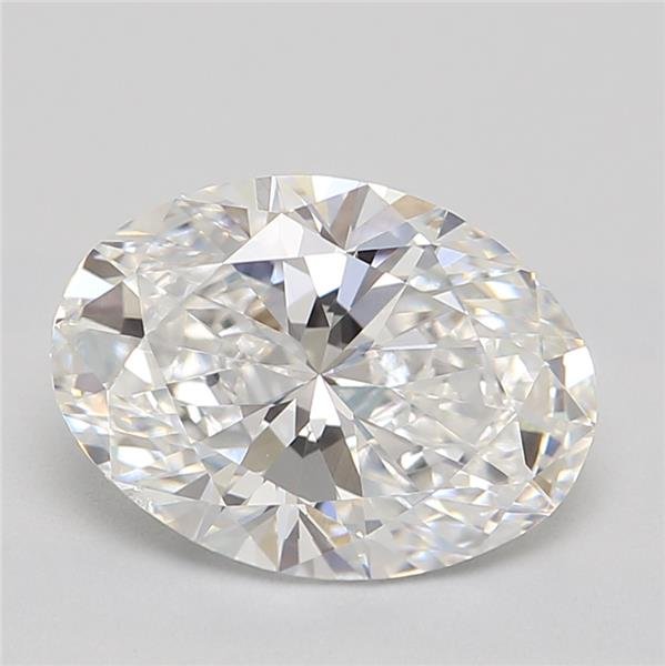 1.52ct D SI1 Rare Carat Ideal Cut Oval Lab Grown Diamond