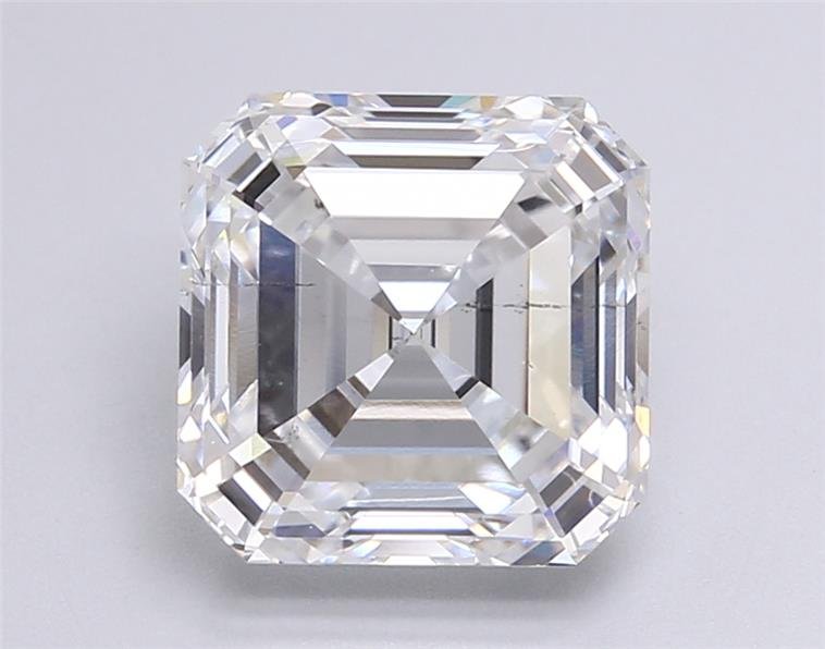 3.07ct D SI1 Excellent Cut Asscher Lab Grown Diamond