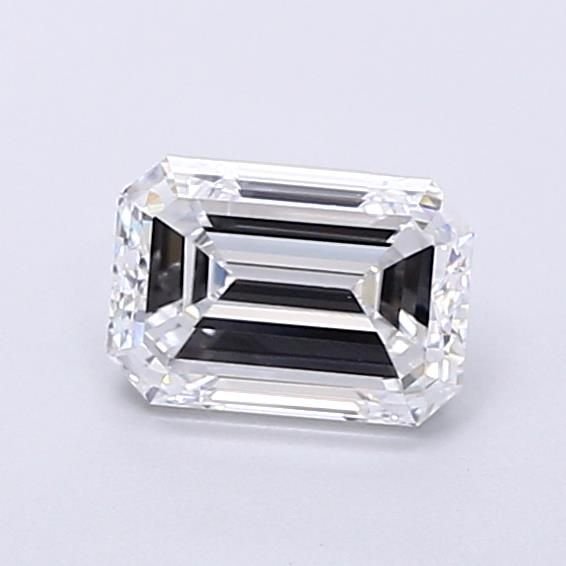 1.00ct D VVS2 Very Good Cut Emerald Lab Grown Diamond