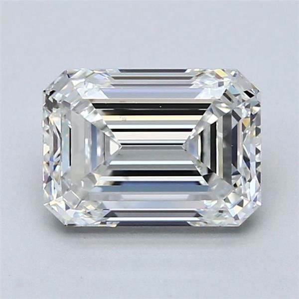 2.21ct G VS2 Rare Carat Ideal Cut Emerald Diamond