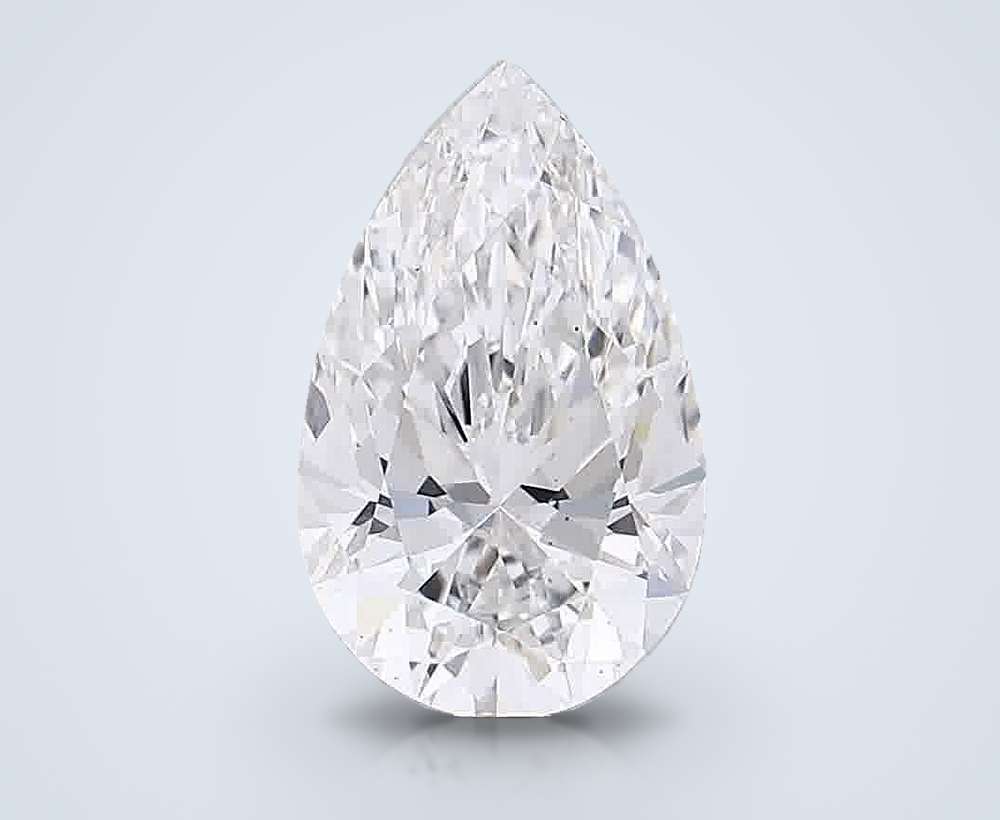 3.71 Carat Pear Lab Diamond