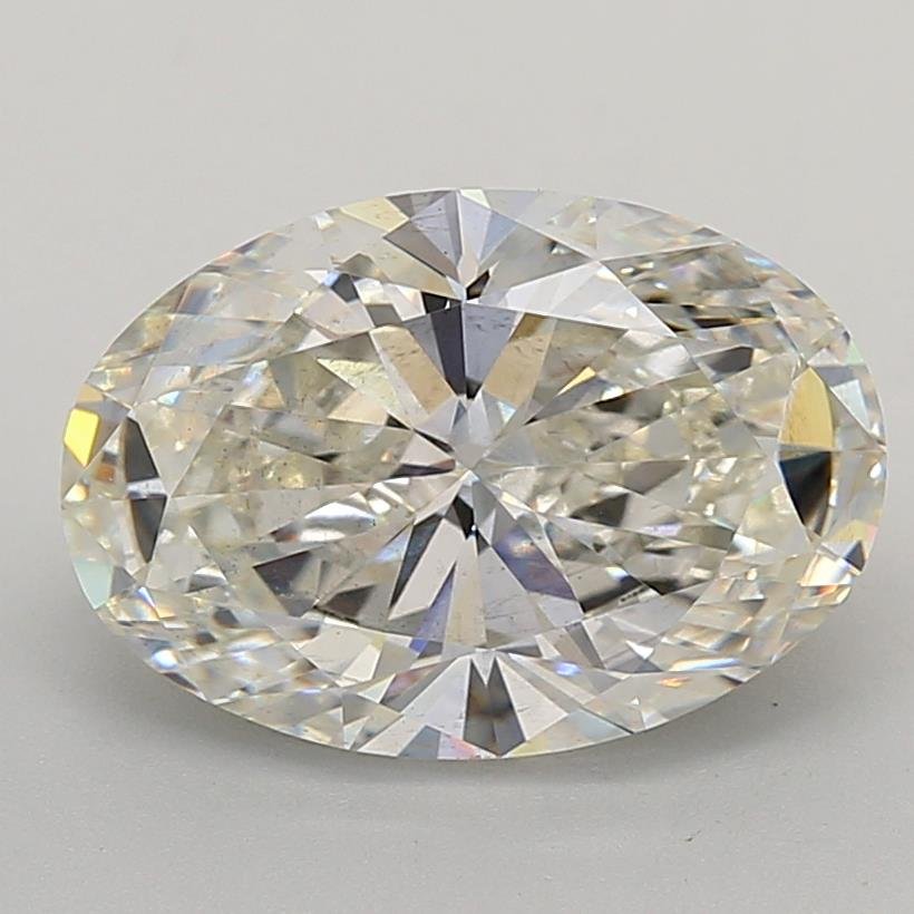 5.01ct H VS2 Rare Carat Ideal Cut Oval Lab Grown Diamond