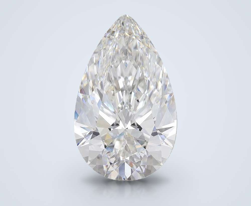 6.36 Carat Pear Lab Diamond