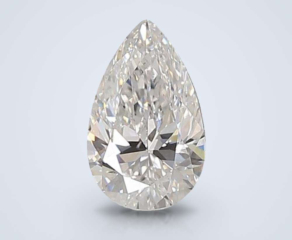 0.72 Carat Pear Lab Diamond