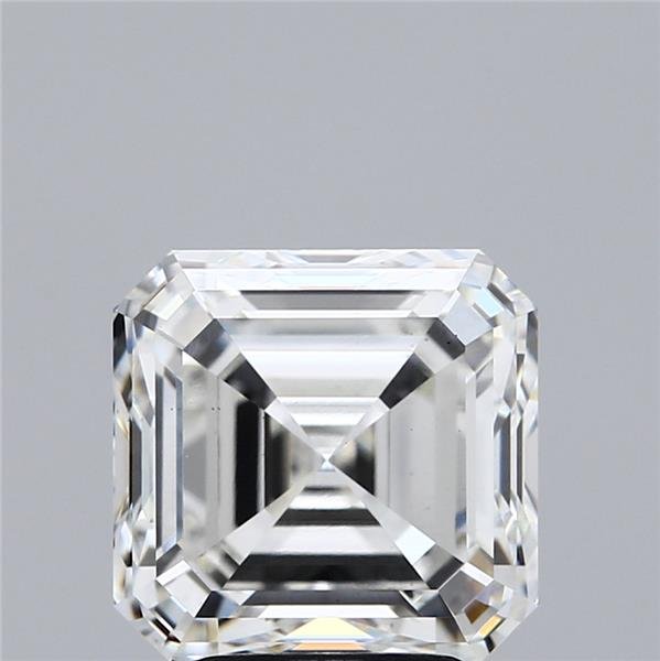 4.13ct F VS1 Rare Carat Ideal Cut Asscher Lab Grown Diamond