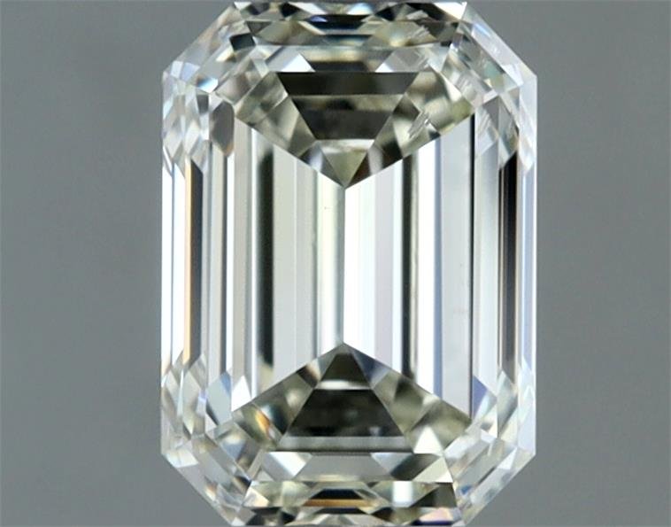 1.00ct K SI1 Rare Carat Ideal Cut Emerald Diamond