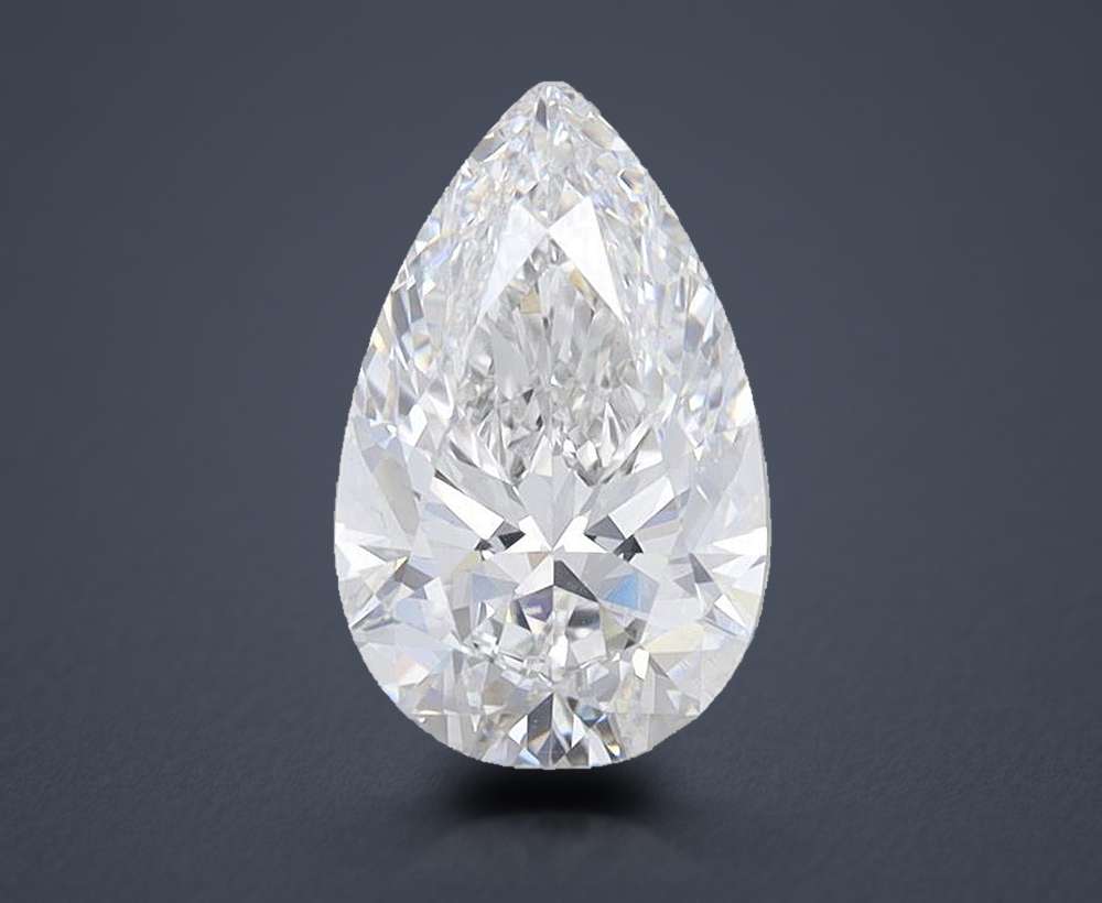 1.50 Carat Pear Lab Diamond