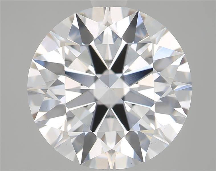 3.72ct D VS2 Rare Carat Ideal Cut Round Lab Grown Diamond