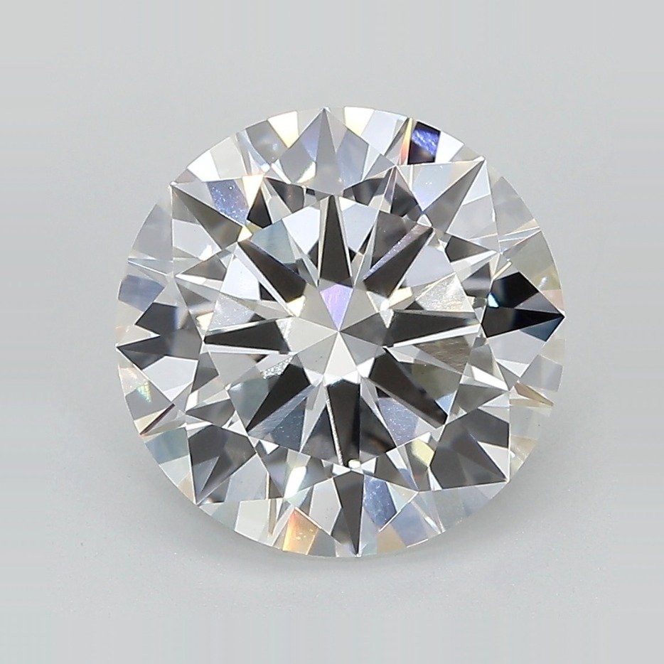 4.11ct D VS1 Excellent Cut Round Lab Grown Diamond