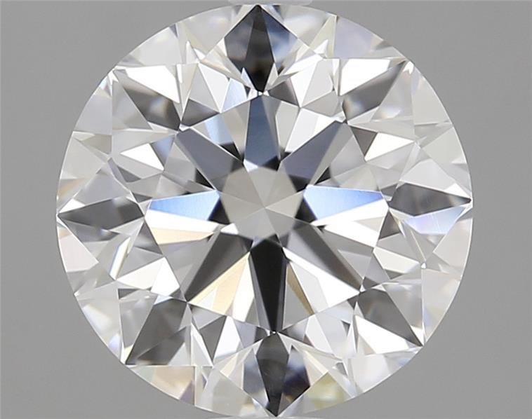 2.43ct D FL Rare Carat Ideal Cut Round Diamond