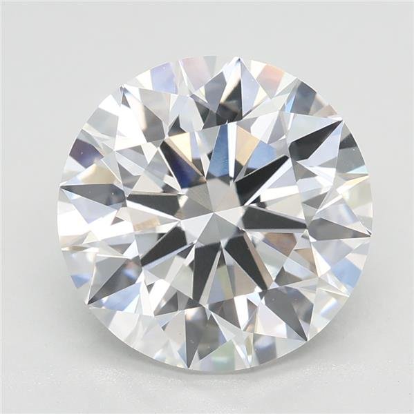 3.59ct E VVS2 Rare Carat Ideal Cut Round Lab Grown Diamond