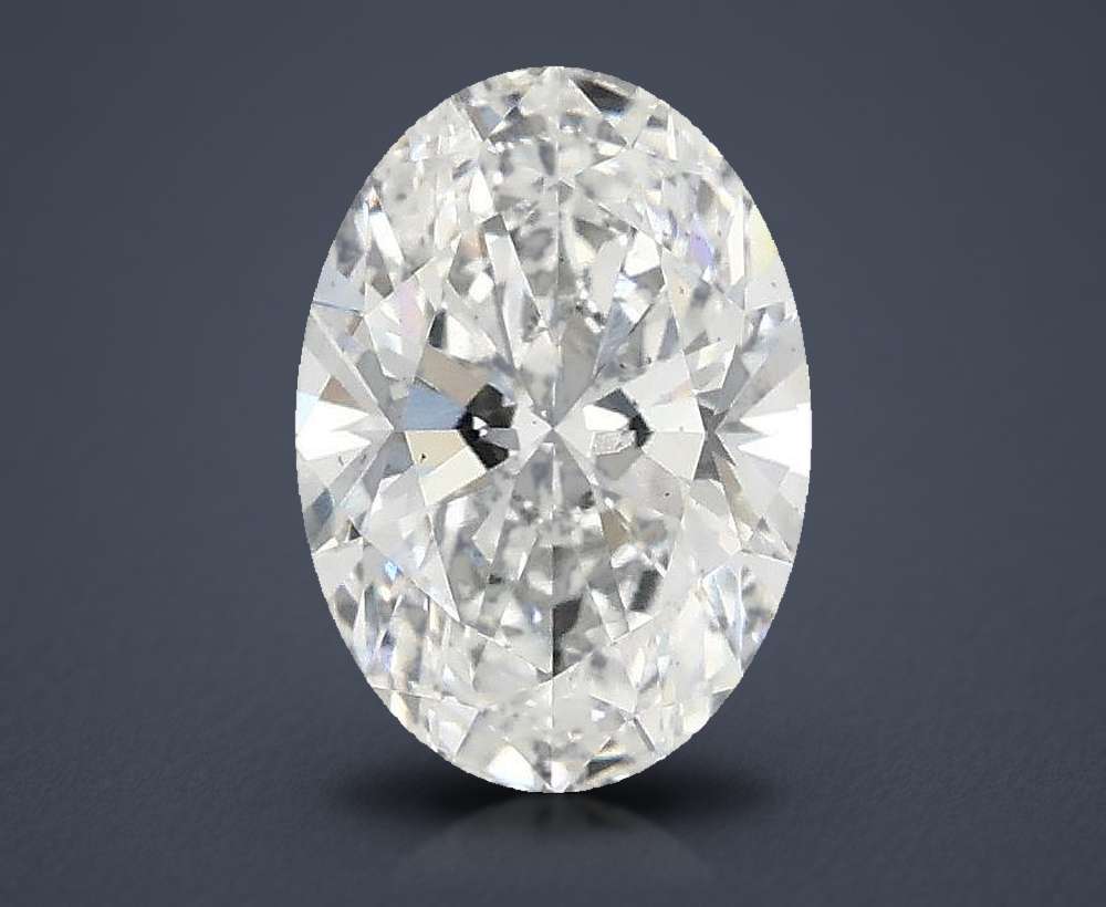 1.00 Carat Oval Lab Diamond