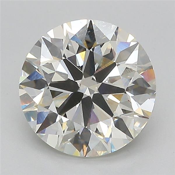 2.79ct J VS1 Excellent Cut Round Lab Grown Diamond