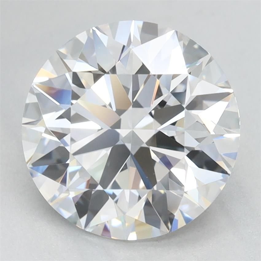 2.70ct D VVS1 Rare Carat Ideal Cut Round Lab Grown Diamond