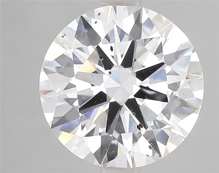 4.01ct F SI2 Rare Carat Ideal Cut Round Lab Grown Diamond