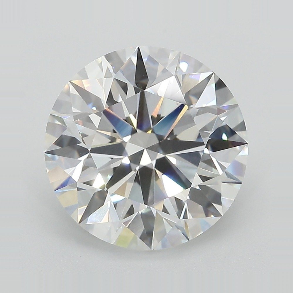 5.52ct F VVS2 Rare Carat Ideal Cut Round Lab Grown Diamond