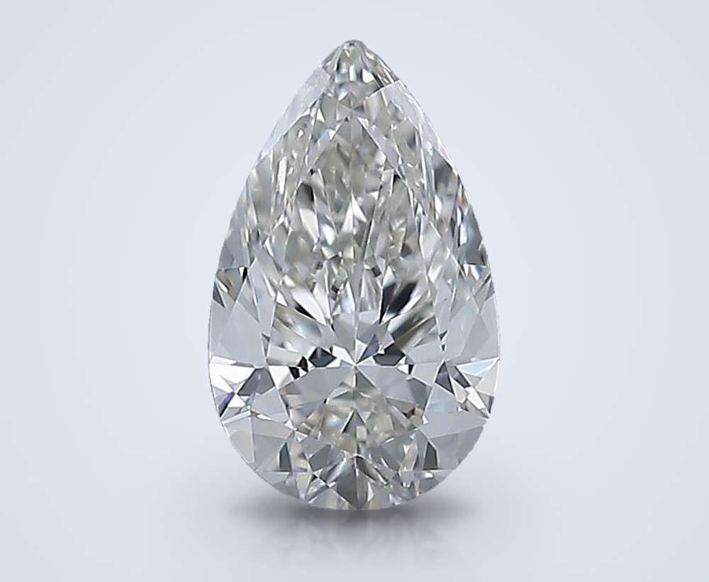 0.91 Carat Pear Natural Diamond