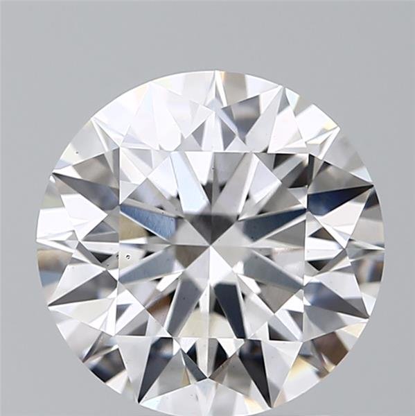 2.27ct D VS2 Rare Carat Ideal Cut Round Lab Grown Diamond