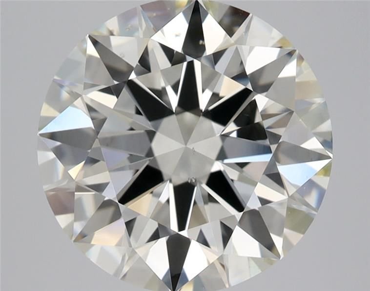 3.06ct K VS2 Rare Carat Ideal Cut Round Diamond