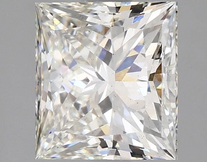 2.55ct H VS2 Rare Carat Ideal Cut Princess Lab Grown Diamond