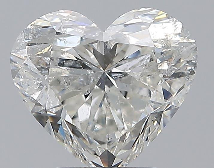 2.70ct H SI2 Rare Carat Ideal Cut Heart Diamond