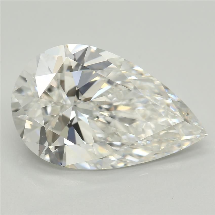 4.38ct E VS1 Rare Carat Ideal Cut Pear Lab Grown Diamond