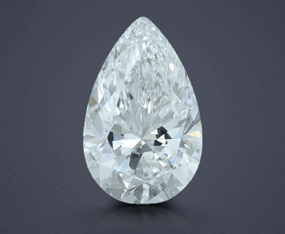 3.79 Carat Pear Lab Diamond
